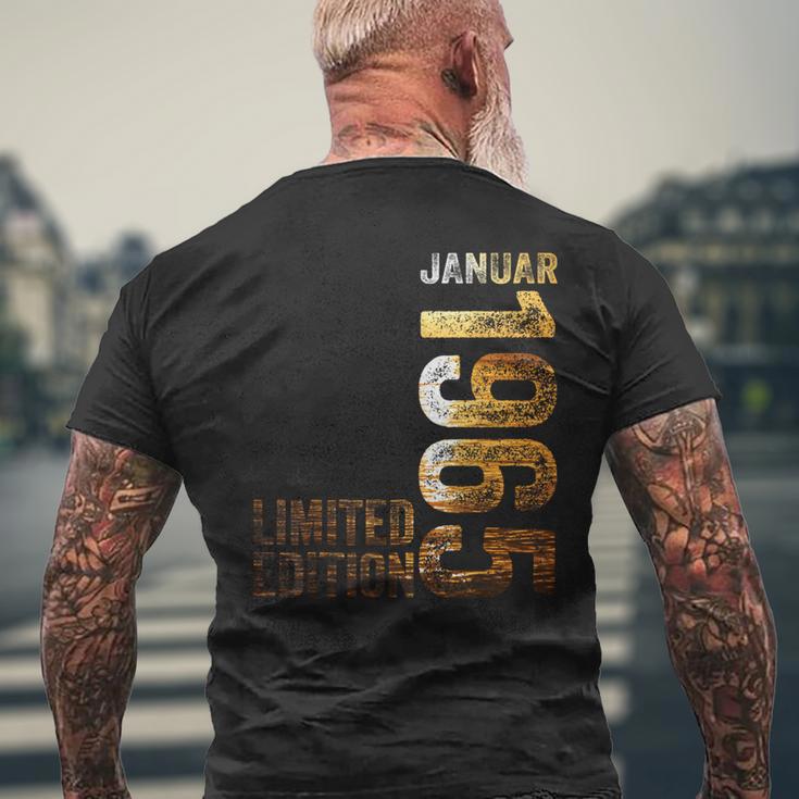 60Th Birthday Man 60 Years Limited Edition January 1965 T-Shirt mit Rückendruck Geschenke für alte Männer