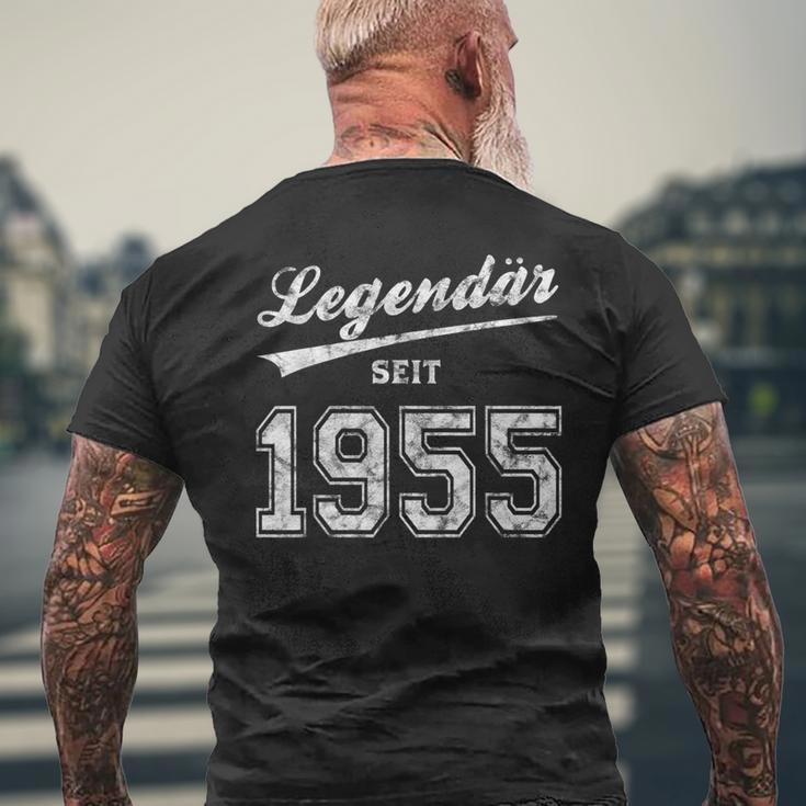 68Th Birthday 1955 Legendary Since 1955 intage 55 T-Shirt mit Rückendruck Geschenke für alte Männer