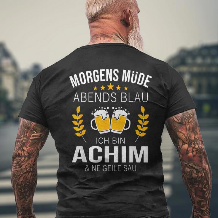 Achim Name Idea Birthday Saying T-Shirt mit Rückendruck Geschenke für alte Männer