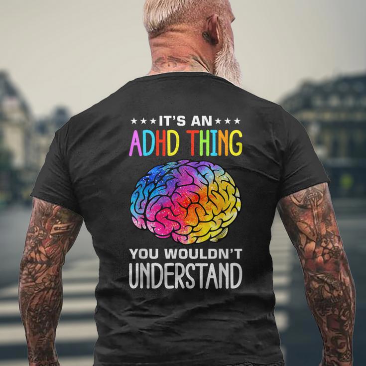 Adhd Humour And Awareness T-Shirt mit Rückendruck Geschenke für alte Männer