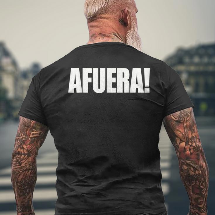 Afuera President Milei Libertarian T-Shirt mit Rückendruck Geschenke für alte Männer