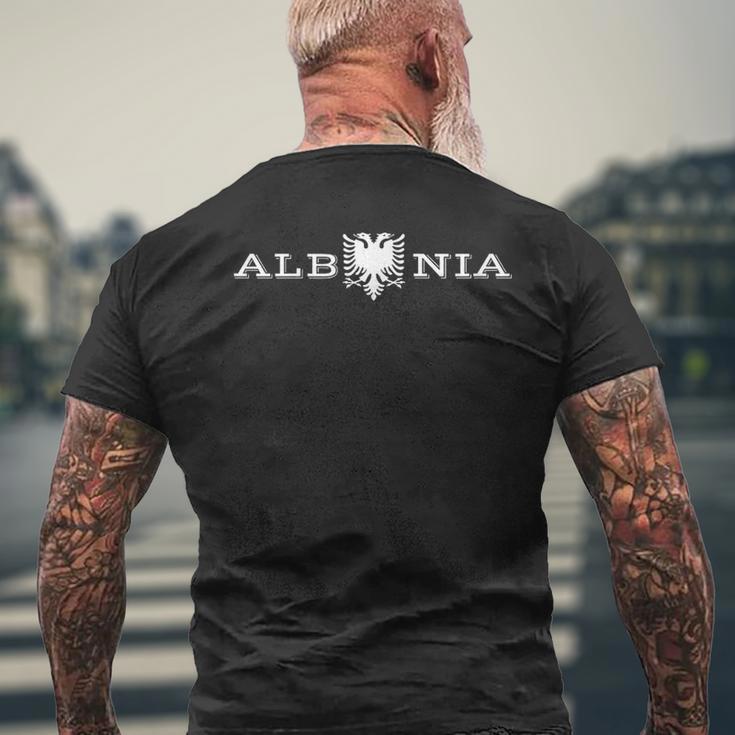 Albania Eagle Logo Kosovo For Albanian And Kosovo T-Shirt mit Rückendruck Geschenke für alte Männer