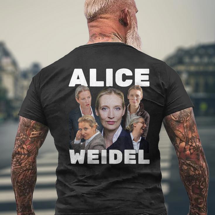 Alice Weidel Fan Merch T-Shirt mit Rückendruck Geschenke für alte Männer