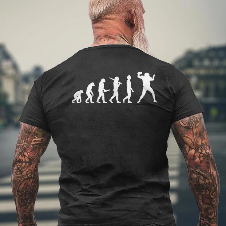 American Football Evolution For Football Player T-Shirt mit Rückendruck Geschenke für alte Männer