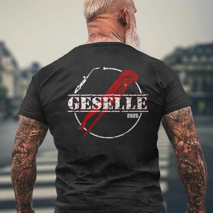 Anlagenmechaniker Shk 2025 Heizungsbauer Geselle T-Shirt mit Rückendruck Geschenke für alte Männer