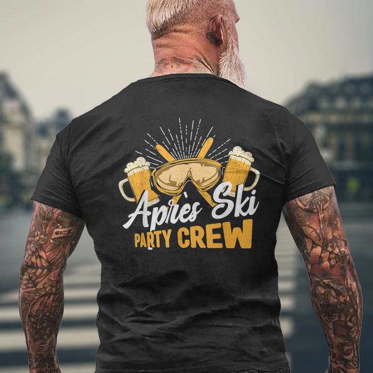 Après Ski Party Crew Saufen Apres Ski Winter Holiday T-Shirt mit Rückendruck Geschenke für alte Männer