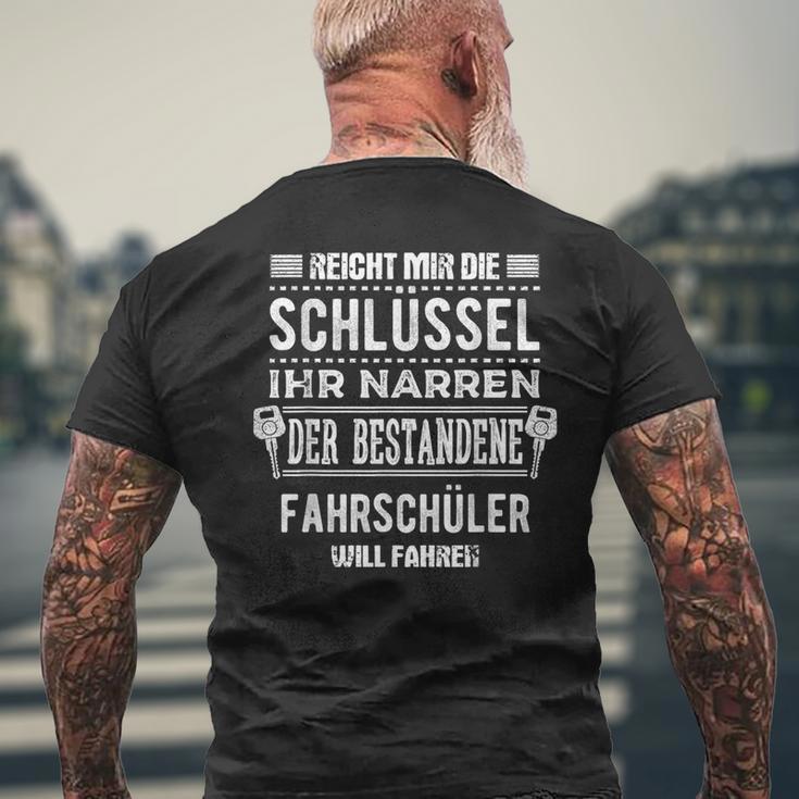 Beginner Driving License T-Shirt mit Rückendruck Geschenke für alte Männer