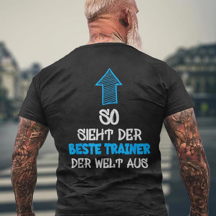 Best Trainer Der Welt Trainer Coach T-Shirt mit Rückendruck Geschenke für alte Männer