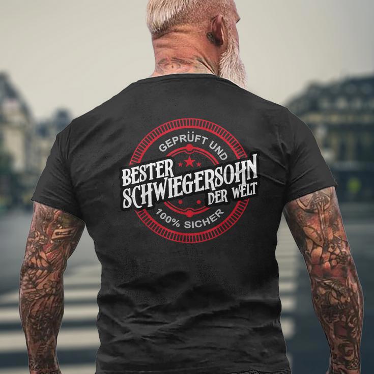 Bester Schwiegersohn Der Welt Best Slogan T-Shirt mit Rückendruck Geschenke für alte Männer