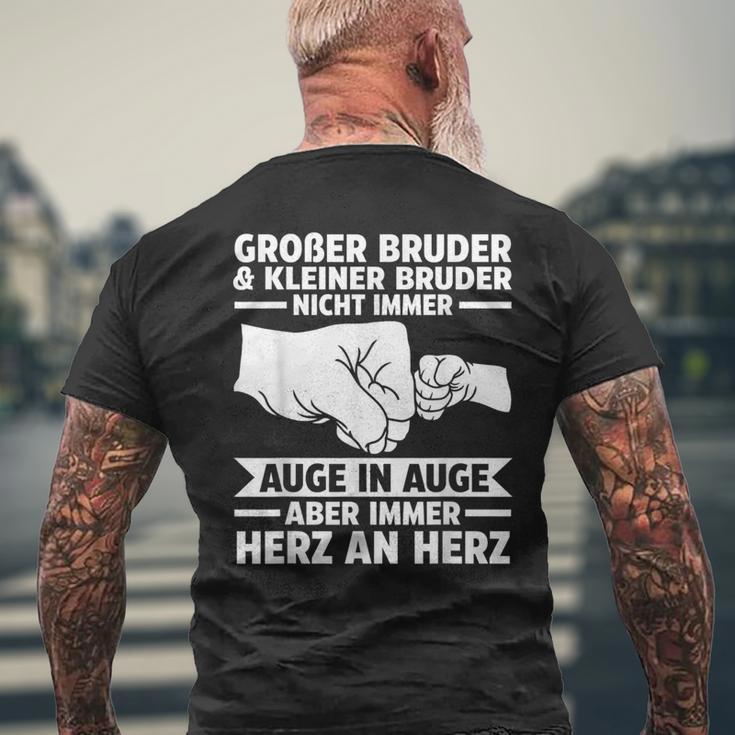 Big Brother And Little Brother T-Shirt mit Rückendruck Geschenke für alte Männer