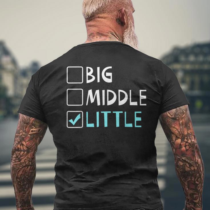 Big Medium Little BrotherT-Shirt mit Rückendruck Geschenke für alte Männer