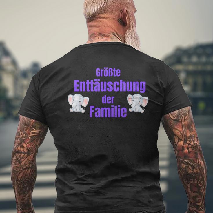 Biggest Disappointment Of The Family T-Shirt mit Rückendruck Geschenke für alte Männer