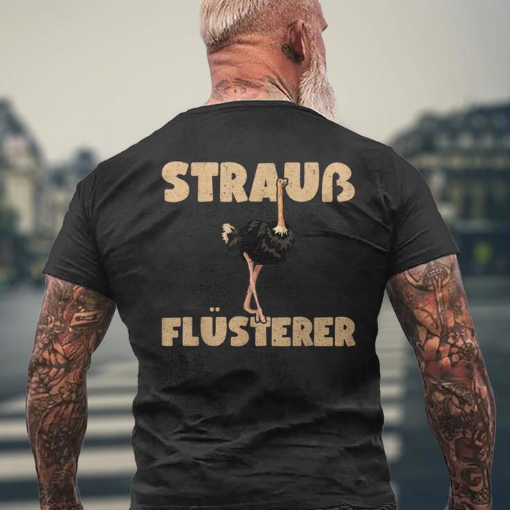 Bird Ostrich Whisperer Large Emu S T-Shirt mit Rückendruck Geschenke für alte Männer