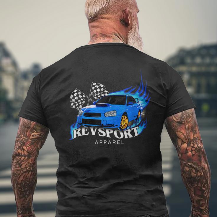 Blue WrxSti S T-Shirt mit Rückendruck Geschenke für alte Männer