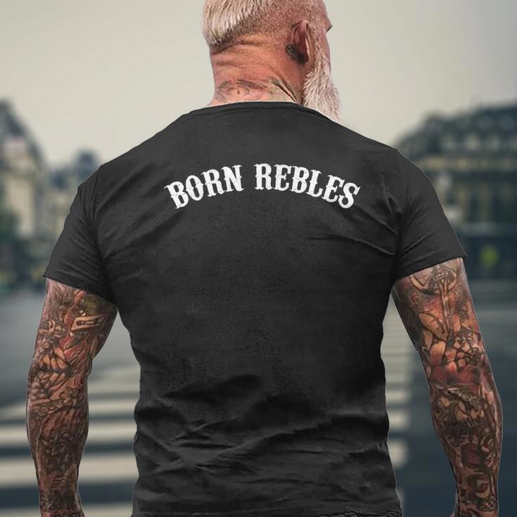 Born Rebles S T-Shirt mit Rückendruck Geschenke für alte Männer