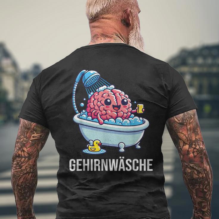 Brain Brainwash T-Shirt mit Rückendruck Geschenke für alte Männer