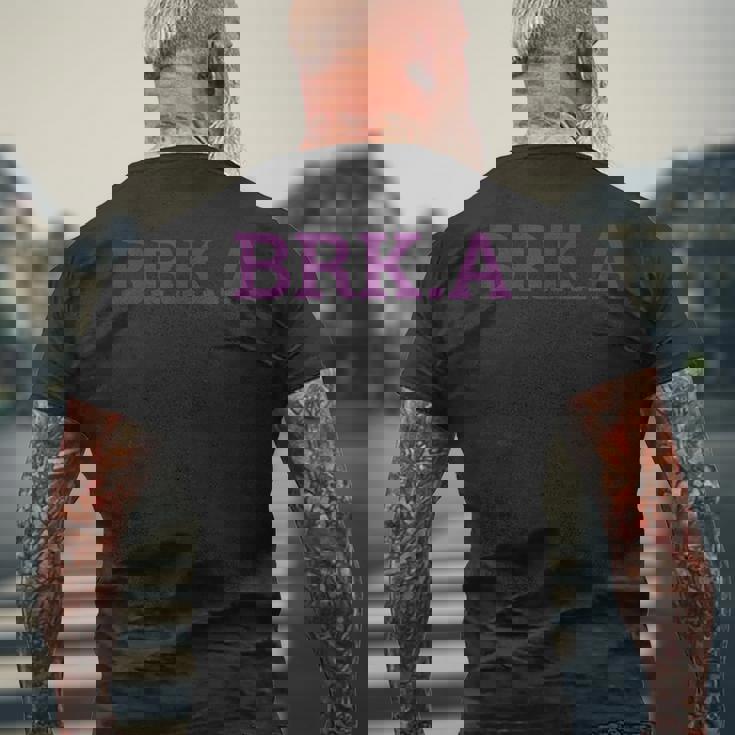 BrkA Symbole Ticker T-shirt imprimé au dos Cadeaux pour les vieillards