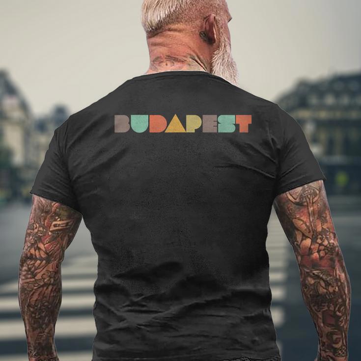 Budapest Classic T-Shirt mit Rückendruck Geschenke für alte Männer