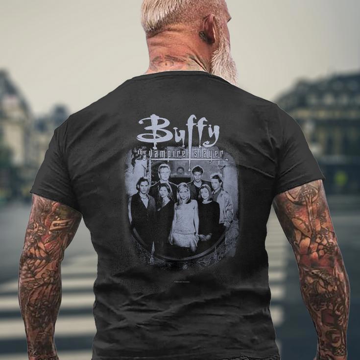 Buffy Theampire Slayer Distressedintage Scooby Gang T-Shirt mit Rückendruck Geschenke für alte Männer