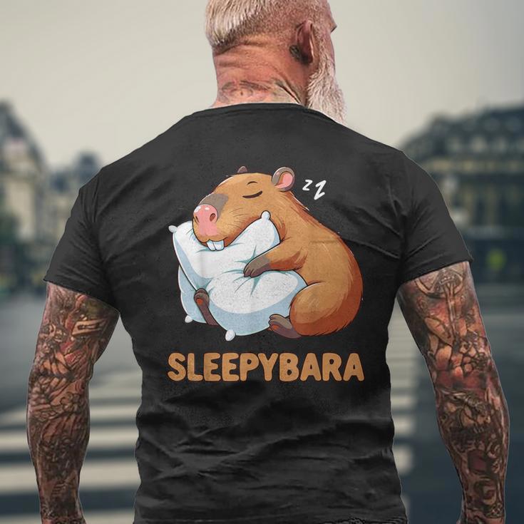 Capybara Sleep Sleepybara Nightdress Capybara Sleep T-Shirt mit Rückendruck Geschenke für alte Männer