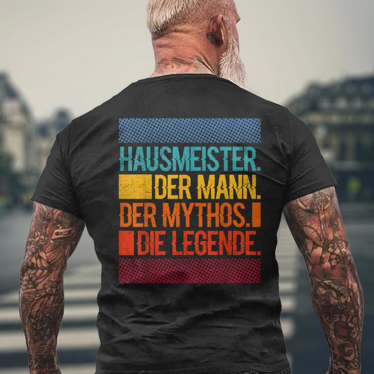 Caretaker Of The Man Of Mythos The Legend Idea T-Shirt mit Rückendruck Geschenke für alte Männer