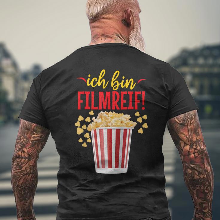 Carnival I Am Film Hoop Popcorn Fun T-Shirt mit Rückendruck Geschenke für alte Männer