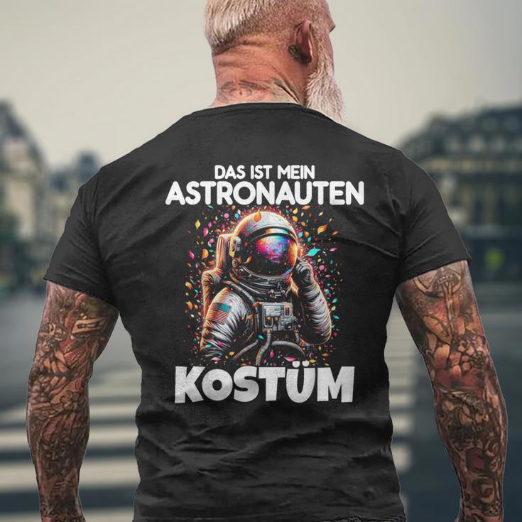 Carnival Space Suit Space Astronaut Costume T-Shirt mit Rückendruck Geschenke für alte Männer