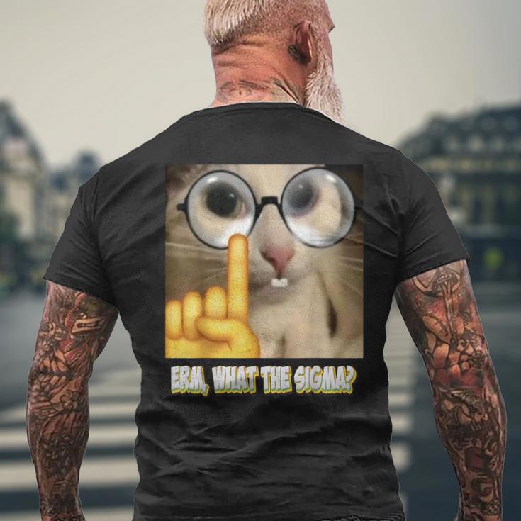 Cat Ehm Was Zum Sigma Cat Meme T-Shirt mit Rückendruck Geschenke für alte Männer