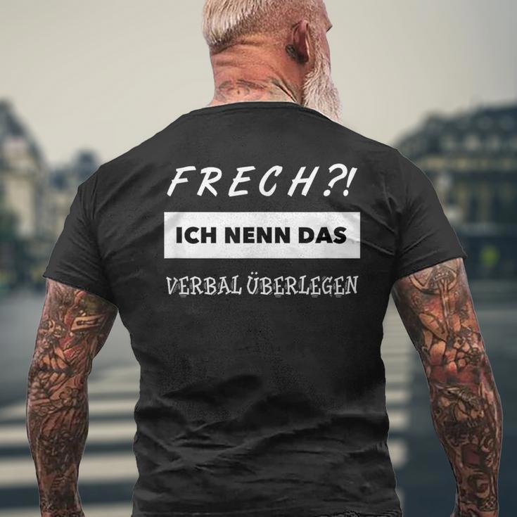 Cheeky Ich Nenn Daserbal Superior T-Shirt mit Rückendruck Geschenke für alte Männer