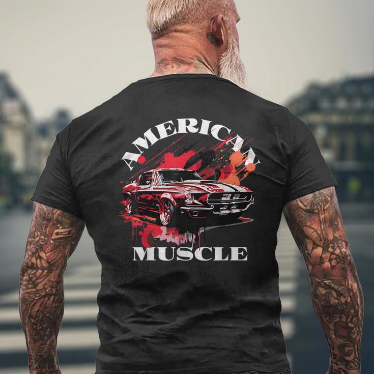 Classic American Muscle Car T-Shirt mit Rückendruck Geschenke für alte Männer