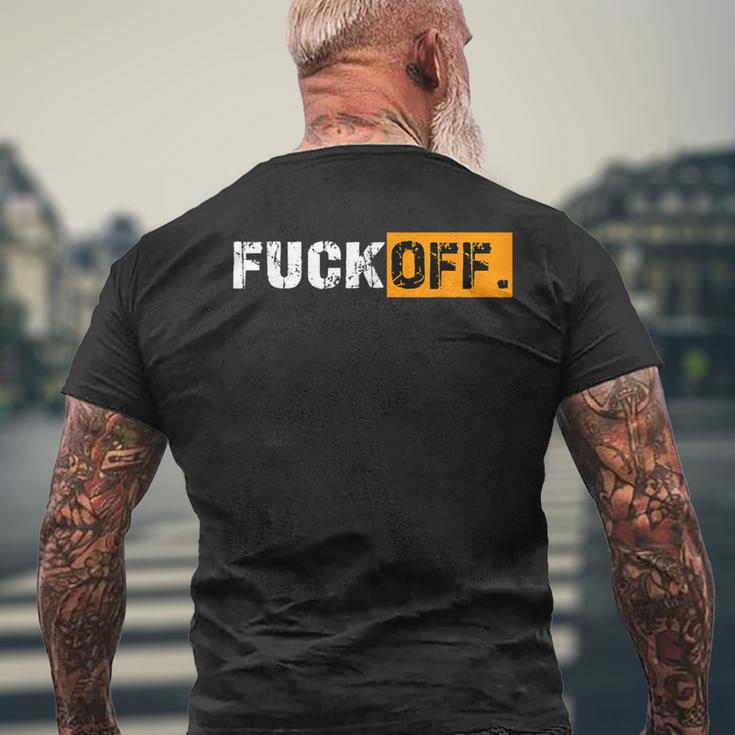 Classic Fack Off T-Shirt mit Rückendruck Geschenke für alte Männer