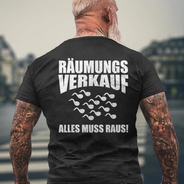 Clearance Sale Everything Must Raus Party T-Shirt mit Rückendruck Geschenke für alte Männer