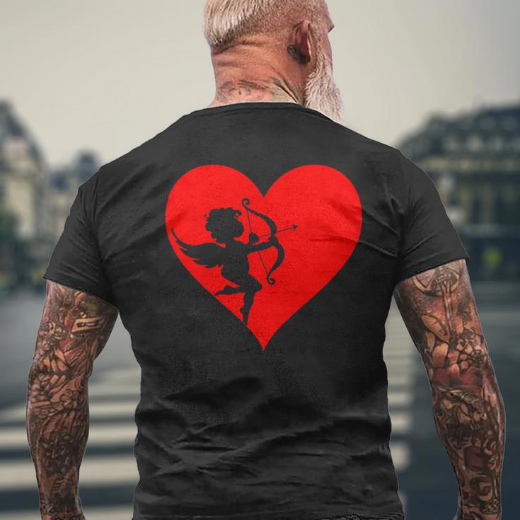 Cupid With Bow And Arrow Fun Love Heart T-Shirt mit Rückendruck Geschenke für alte Männer