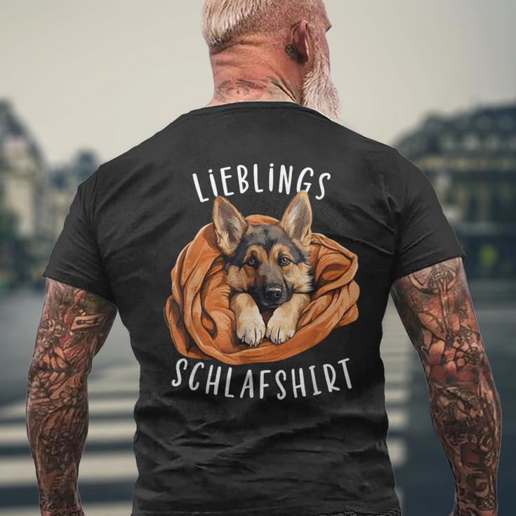 Cute Dog Official Favourite Sleep Shepherd T-Shirt mit Rückendruck Geschenke für alte Männer