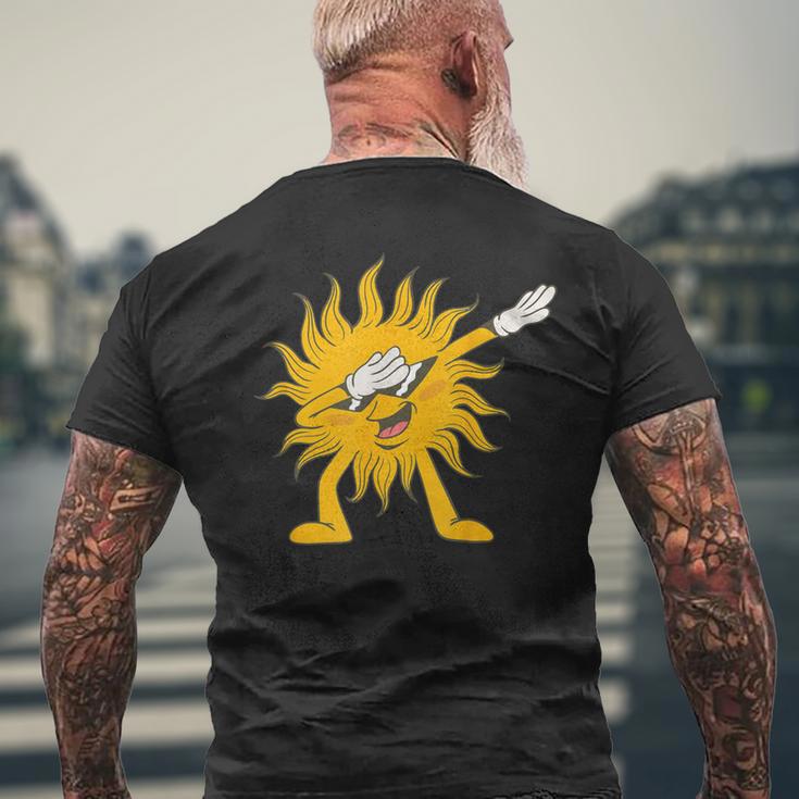 Dabbing Sun Summer Fun T-Shirt mit Rückendruck Geschenke für alte Männer