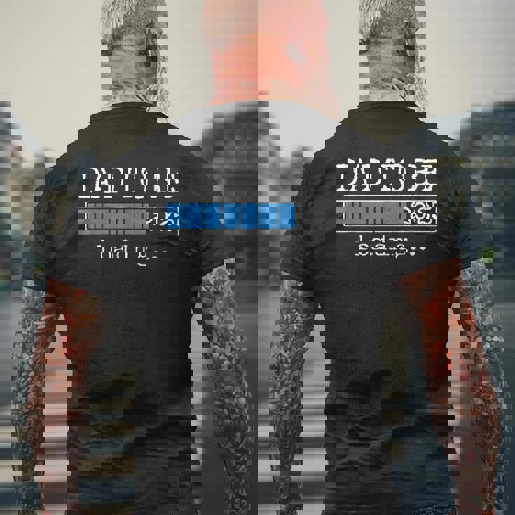 Dad To Be 2025 Dad Est 2025 Daddy To Be Promoted To Daddy Men's T-shirt Back Print Gifts for Old Men