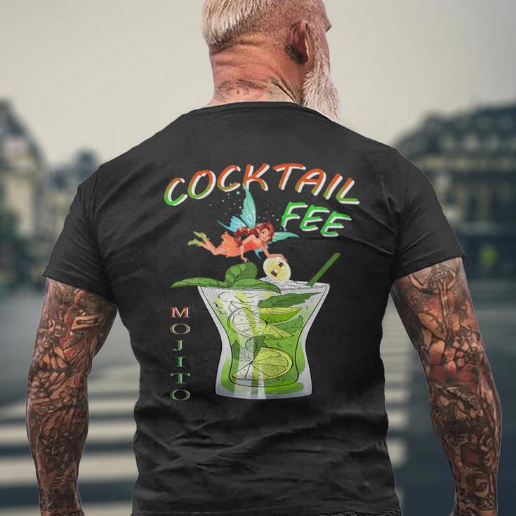 Damen Cocktail Fee Kostüm T-Shirt mit Rückendruck Geschenke für alte Männer