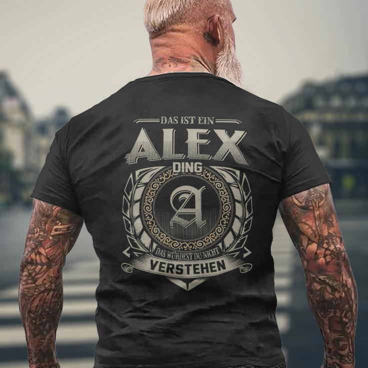 Das Ist Ein Alex Ding Alex Name T-Shirt mit Rückendruck Geschenke für alte Männer