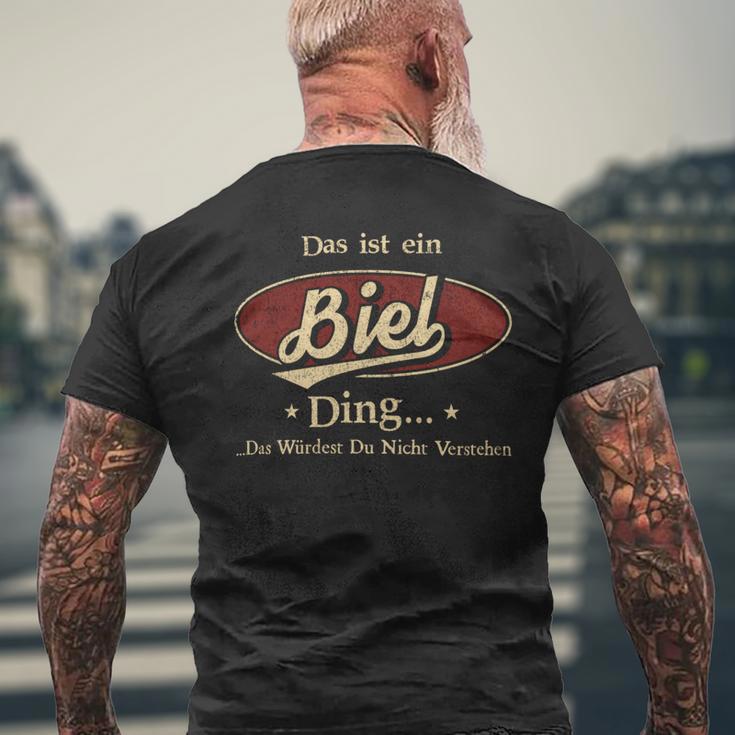 Das Ist Ein Biel Ding Das Würdest Du Nicht Verstehen Biel Name T-Shirt mit Rückendruck Geschenke für alte Männer