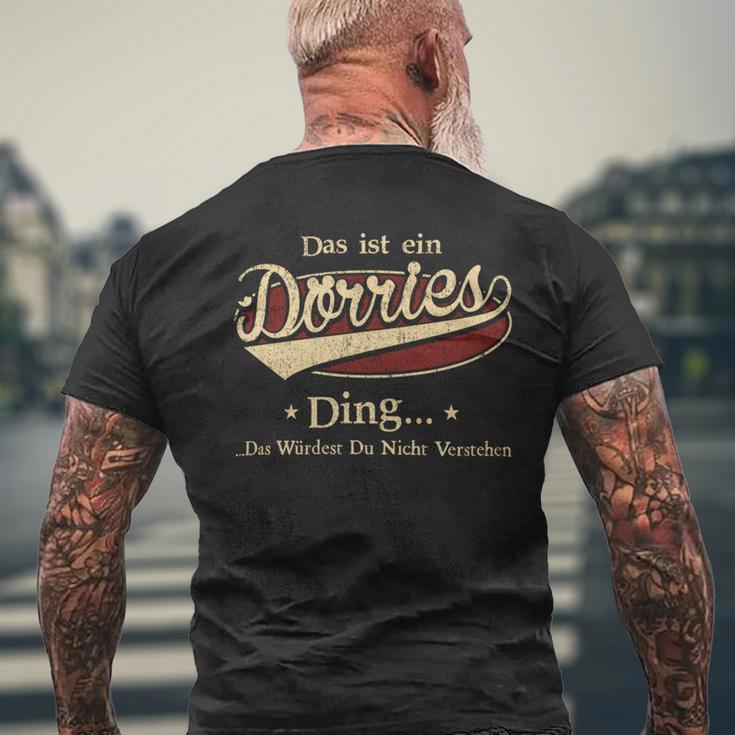 Das Ist Ein Doerries Ding Das Würdest Du Nicht Verstehen Doerries Name T-Shirt mit Rückendruck Geschenke für alte Männer