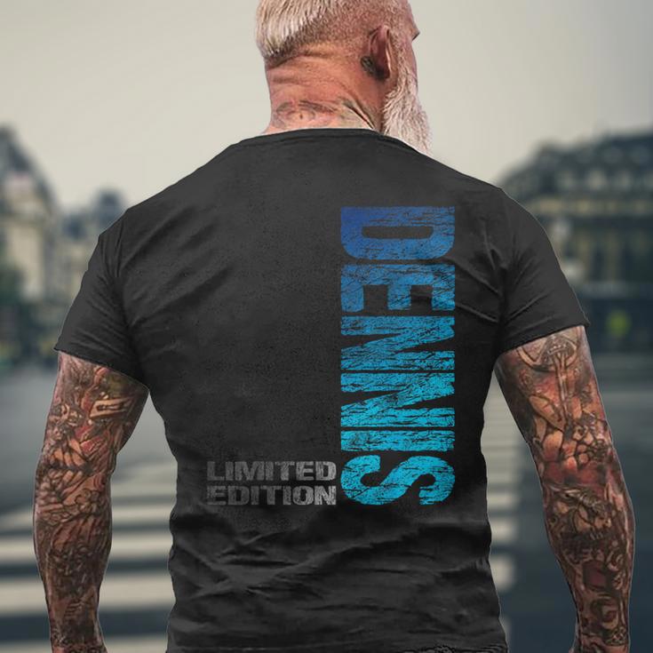 Dennis Name First Name Boy Man Birthday T-Shirt mit Rückendruck Geschenke für alte Männer