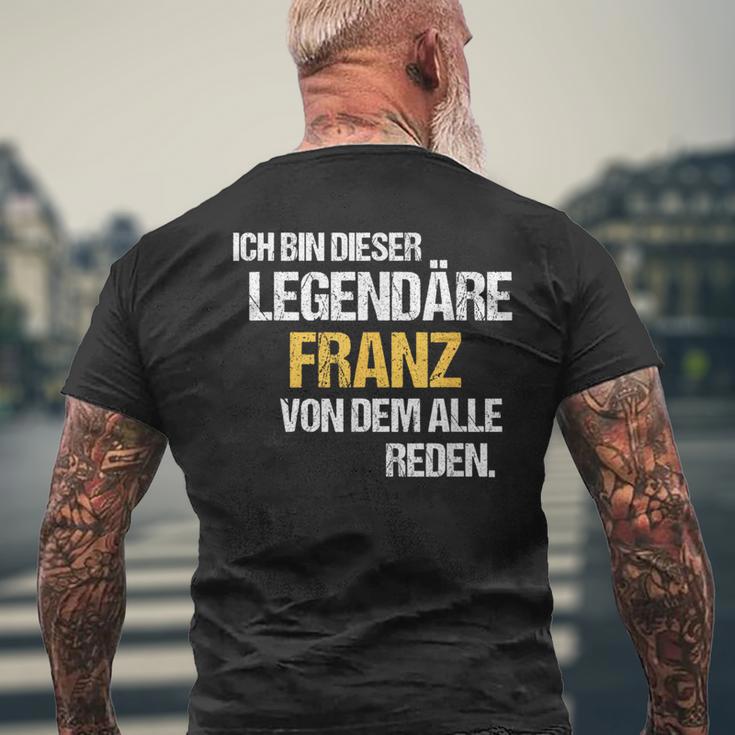 Der Legendäre Franz T-Shirt mit Rückendruck Geschenke für alte Männer