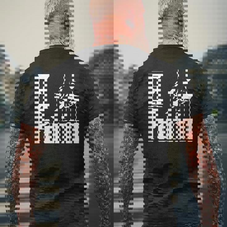 Divertido El Padrino Para Padrino Español Camiseta Hombre Estampado Espalda Regalos para ancianos