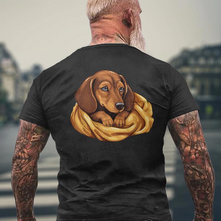 Dog Dachshund Official Favourite Sleeping Dachshund T-Shirt mit Rückendruck Geschenke für alte Männer