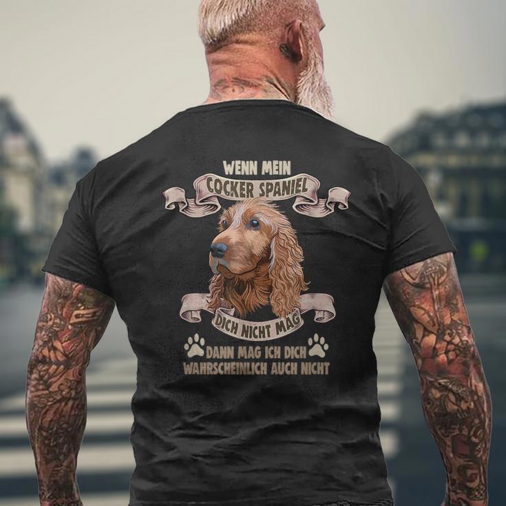 Dog Saying For Dog Lovers Cocker Spaniel T-Shirt mit Rückendruck Geschenke für alte Männer