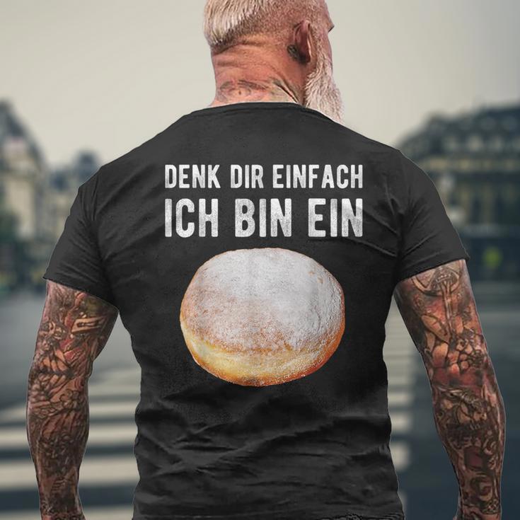 Doughnut Costume Fancy Dress Doughnut T-Shirt mit Rückendruck Geschenke für alte Männer