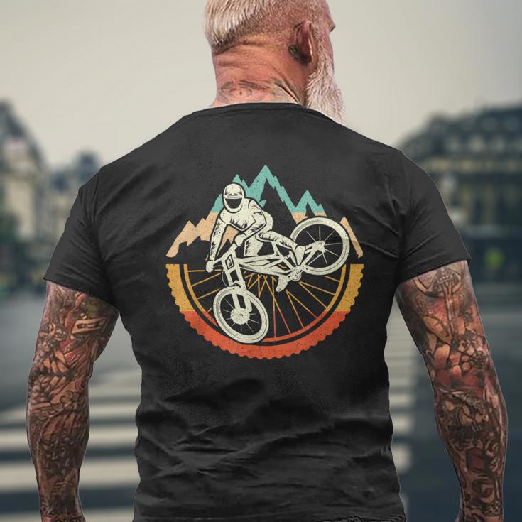 Downhillintage Mountain Bike Boys Mountain Bike T-Shirt mit Rückendruck Geschenke für alte Männer