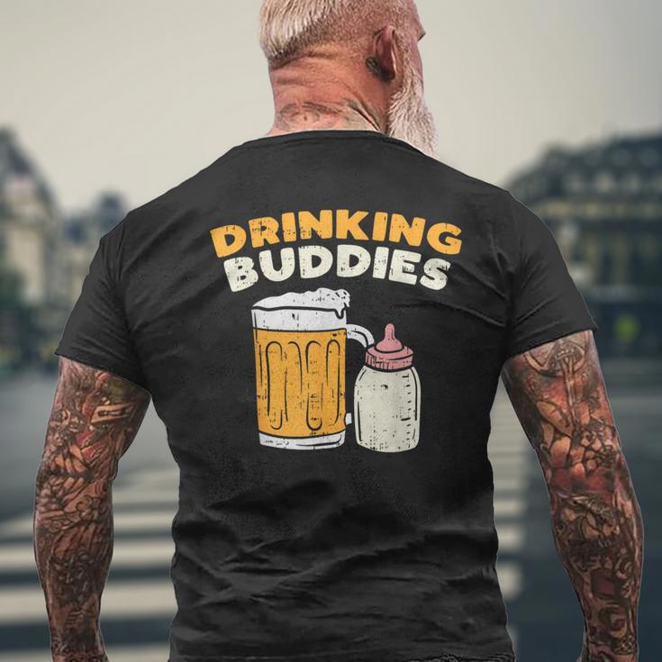 Drinkin Buddies Baby Bottle Son And Dad Matching Fathers Day T-Shirt mit Rückendruck Geschenke für alte Männer