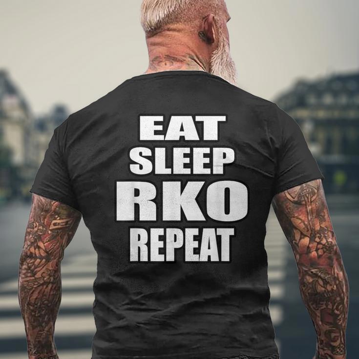 Eat Sleep Rko Repeat Trending T-Shirt mit Rückendruck Geschenke für alte Männer