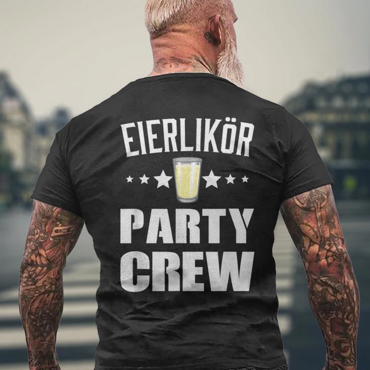 Egg Liqueur Party Crew Spring Party T-Shirt mit Rückendruck Geschenke für alte Männer